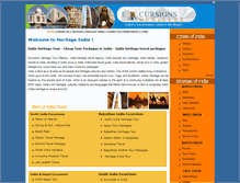 Tablet Screenshot of excursionheritage.com